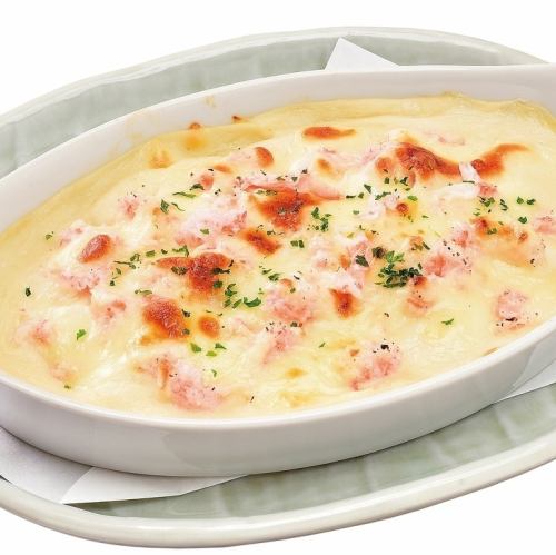 Shrimp and crab gratin