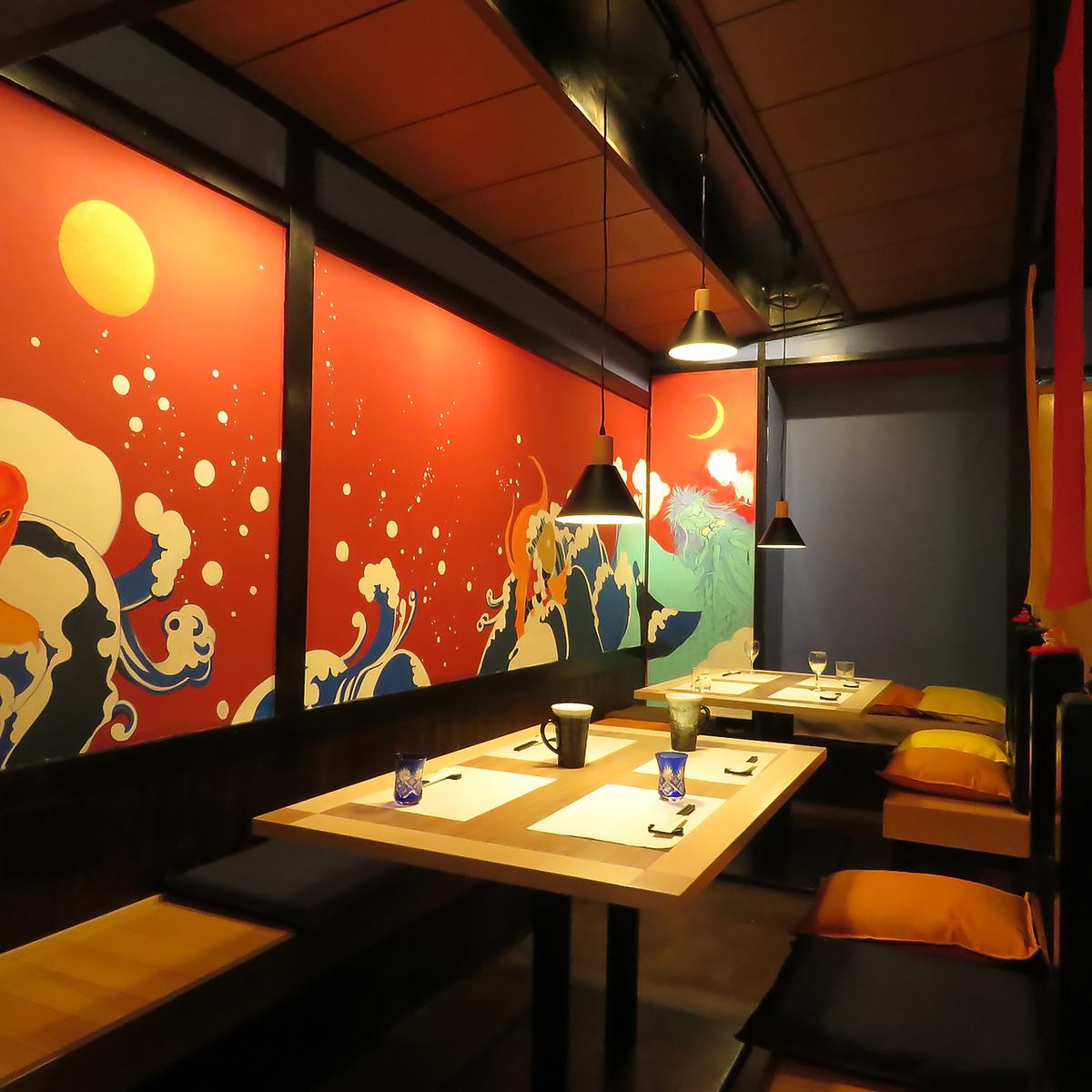 100インチのテレビもありパブリックビューイングなども可能！