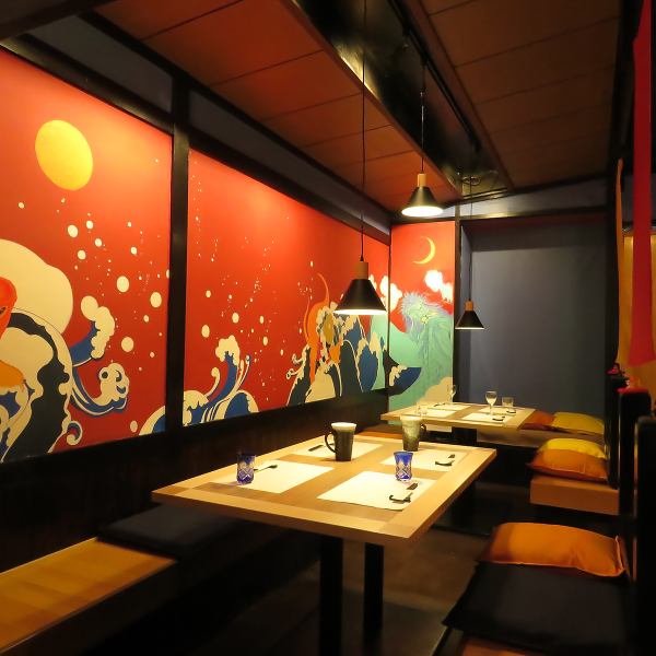 大型テレビを完備しており、スポーツ観戦やパブリックビューイングも楽しめるため、仲間と盛り上がること間違いなしです。