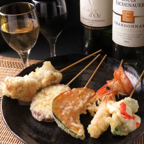 【お酒との相性抜群♪】串揚げ各種