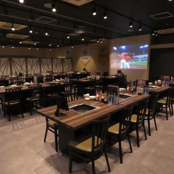 We have prepared a variety of private rooms for large merchants and various table seats according to the number of people! You can enjoy all-you-can-eat in a lively and open space.Make reservations fast!