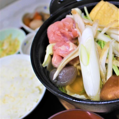 [Chan small pot set meal] Lunch limited to 10 meals a day!Chan small pot set meal is available for 1000 yen including tax.