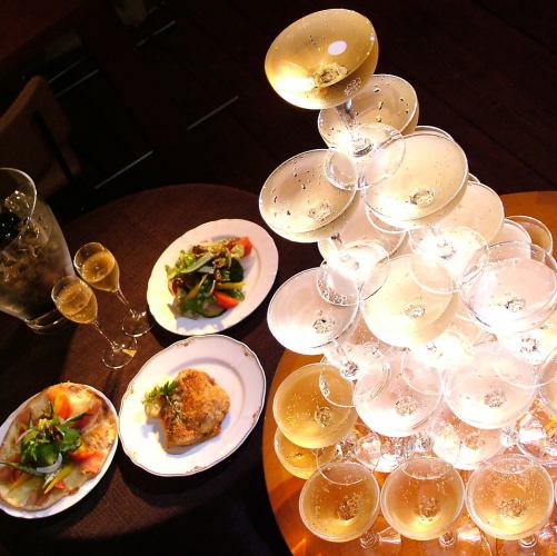 【結婚式2次会プラン】120分飲み放題コース3500円★新郎・新婦様分は無料!!