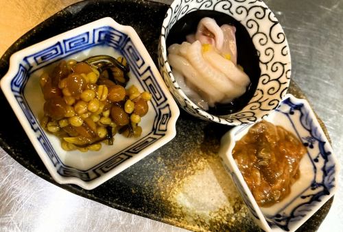 珍味三種盛り