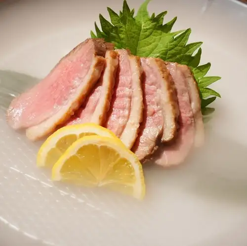 低温調理 合鴨ロースの冷燻