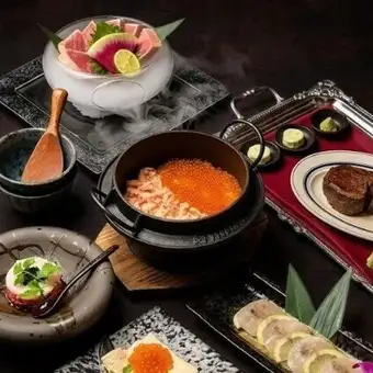 時令家常菜與創意料理：【MIYABI 滿足感】套餐 6,000日圓（僅含餐點）共7道菜