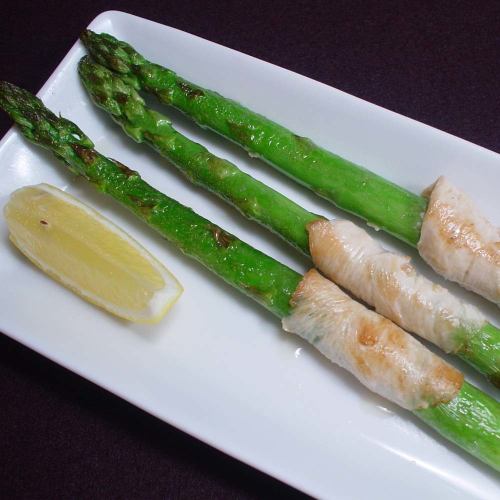 Asparagus Sautéed Cochin Fillet Roll