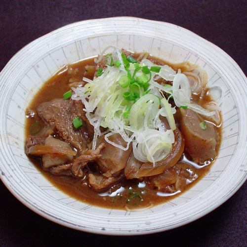 Boiled beef tendon