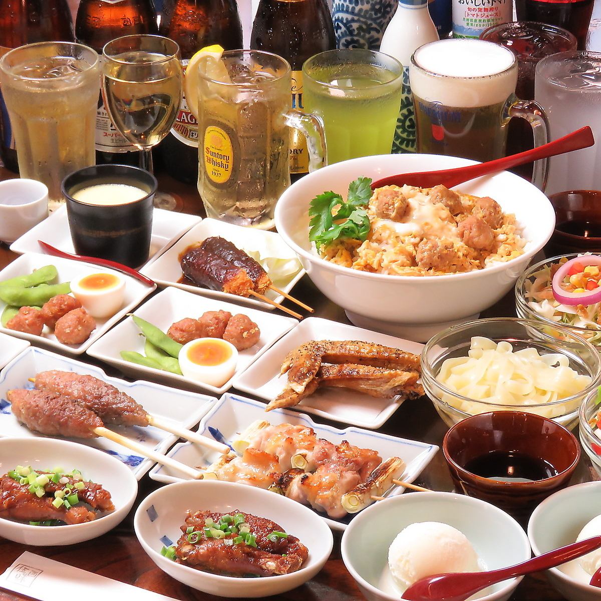 The Nagoya Cochin course is 3900 yen! All-you-can-drink is also great!