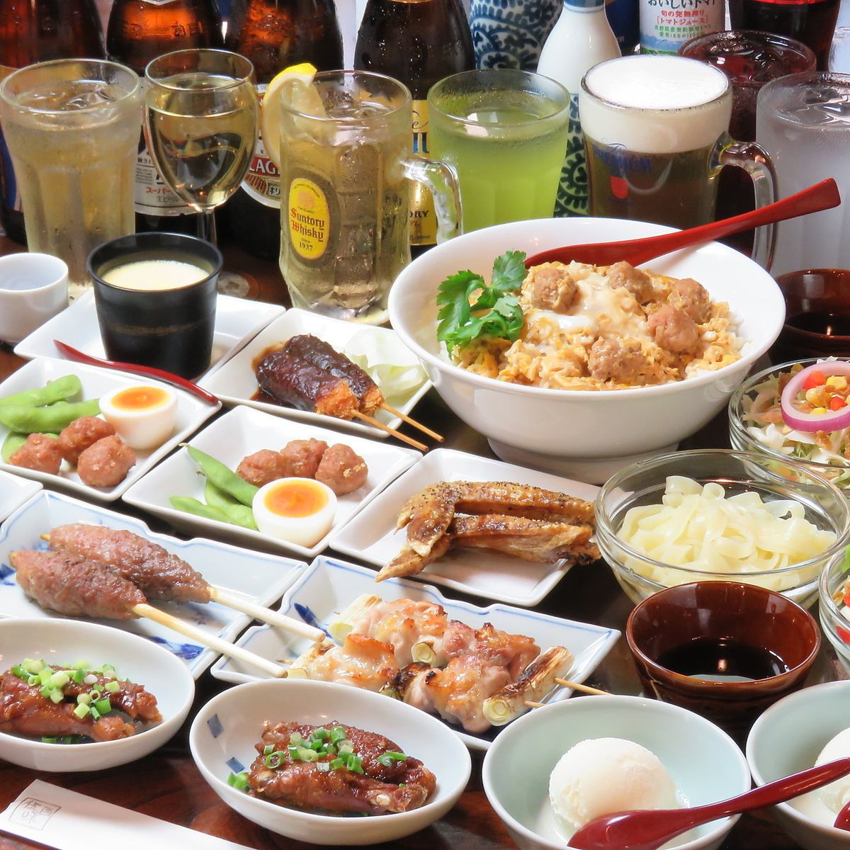 If you want to eat Nagoya cochin and other Nagoya cuisine, go to Gomi Tori Nishiki!