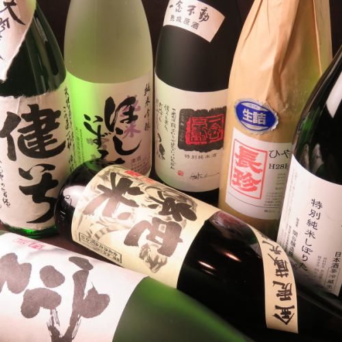 We have a lot of local sake in Nagoya