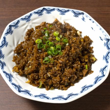 마늘 검은 볶음밥