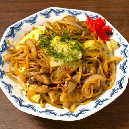 포장마차 소스 야키소바