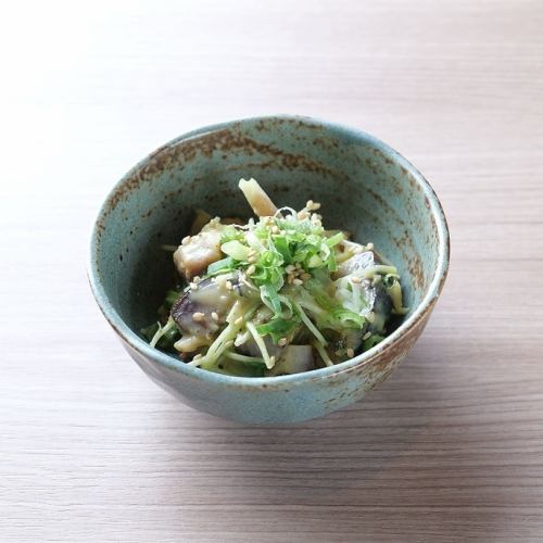 炙りしめ鯖酢味噌和え