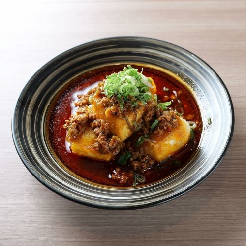 麻婆揚げ出し豆腐