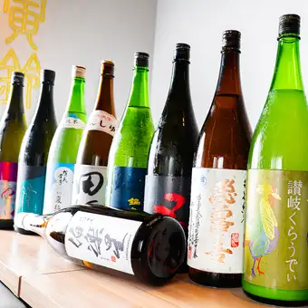 【P日本酒飲み放題コース】20種以上の日本酒を楽しめる2.5時間コース