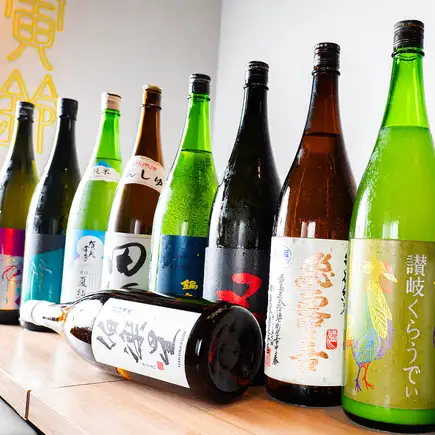【P日本酒飲み放題コース】20種以上の日本酒を楽しめる2.5時間コース