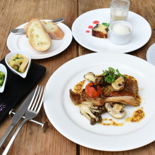 季節のランチコース3300円