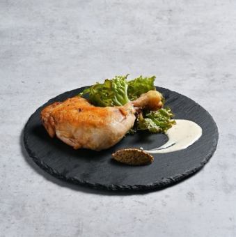 骨付き鶏もも肉コンフィ