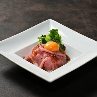 信州リンゴ和牛のローストビーフ丼