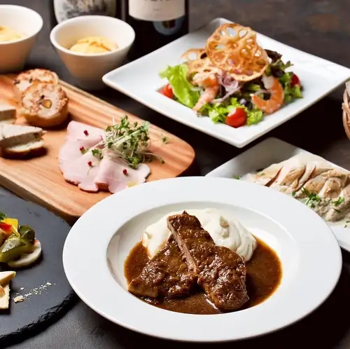 お肉メインのコース料理！
