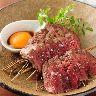 【推荐！】30天熟成的牛臀肉牛排（150g）2,838日元（含税）