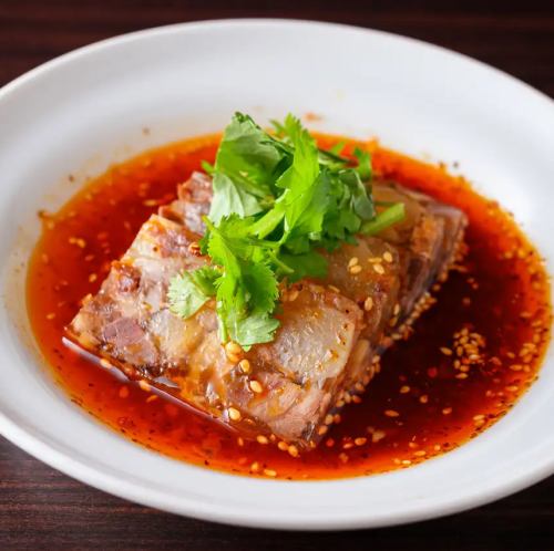 香辣牛筋开胃菜