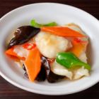 흰살 생선과 해파리 술 볶음