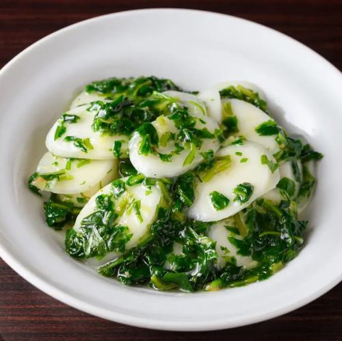 炒荠菜年糕（炒年糕）