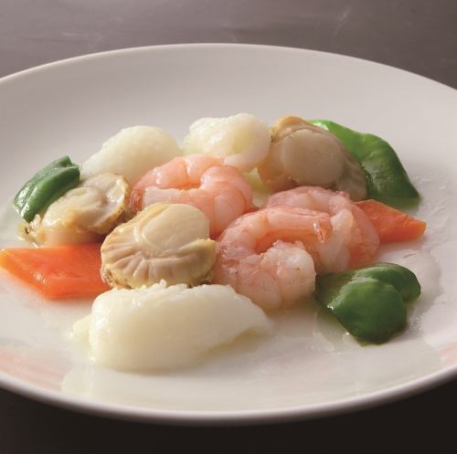 XO酱炒三种海鲜