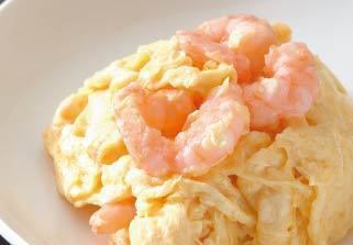 炸蟹钳/炒虾仁和鸡蛋