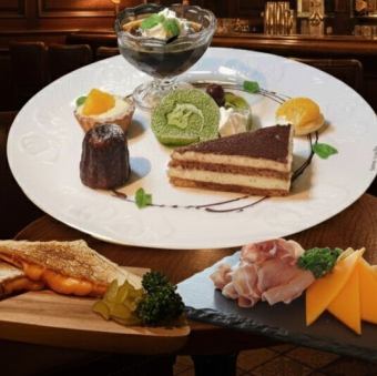 【南銀 de ハイティー】軽食あり デザート付きウイスキーテイスティングプラン