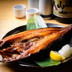 道産真ホッケの開き焼き