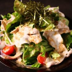 Rich white sesame cold shabu-shabu salad
