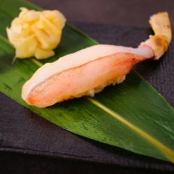 Snow crab sushi with shell, 1 piece
