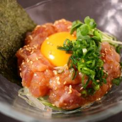 Fatty tuna tartare