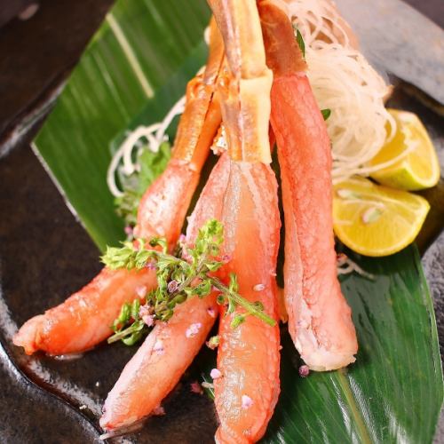 Peeled Snow Crab Sashimi