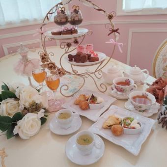 <Princess Course> Afternoon Tea Set 3,500 yen (tax included)