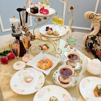 11/1～12/25◆【推し活の方はこちら】〈クイーン〉Afternoon TeaとバースデイプレートSet 