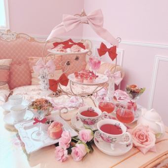 3/1～4/30◆【推し活の方はこちら】〈プリンセス〉Afternoon TeaとバースデイプレートSet