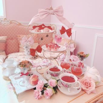 3/1~4/30◆【推し活の方はこちら】〈プリンセス〉Afternoon TeaとバースデイプレートSet