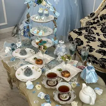 7/1～8/31◆【推し活の方はこちら】〈クイーン〉Afternoon TeaとバースデイプレートSet 