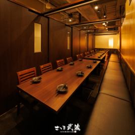 [18-24 people] We can also accommodate large groups in private rooms.Please enjoy your banquet and meal in peace in our private rooms with doors.We also have a number of discount coupons available that are perfect for various banquets in Kayabacho.