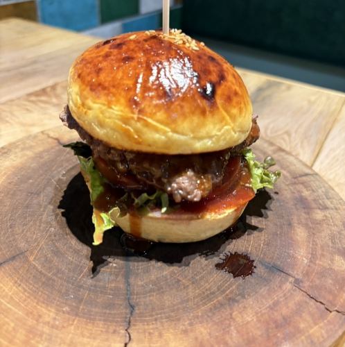 ハンバーガーもオススメ!