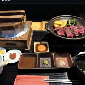 【ランチ】◆ハラミステーキコース◆サラダ・フォカッチャ・デザート含む全5品《2800円(税込)》