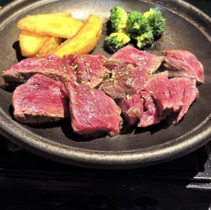 【ディナー】◆ハラミステーキコース◆前菜・揚げ物・デザートを含む全5品《3500円(税込)》