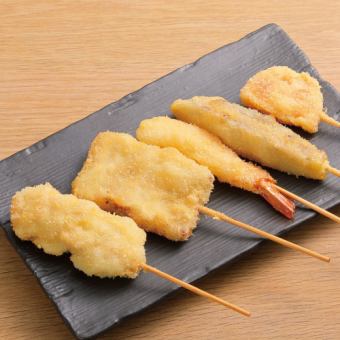 Various kushikatsu (1 skewer)
