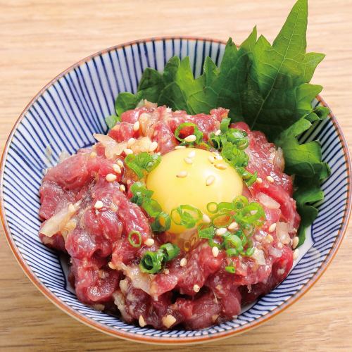 Horse meat Yukke