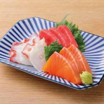 Recommended 3 kinds of sashimi
