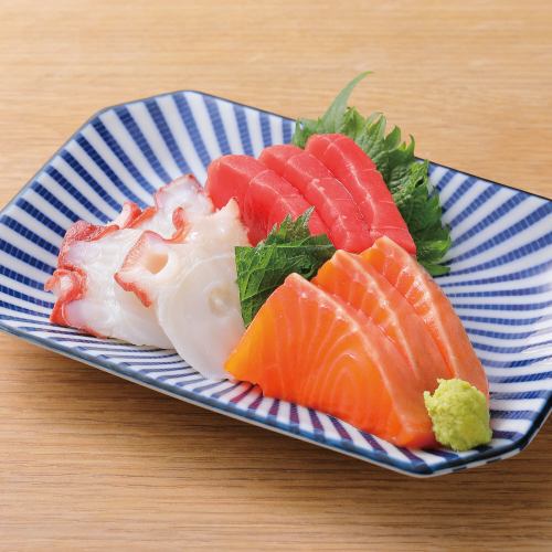 Recommended 3 kinds of sashimi